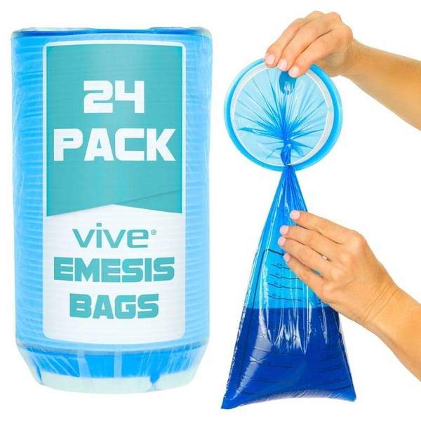 Vive Health Emesis Bags, PK24 LVA1088BLU24